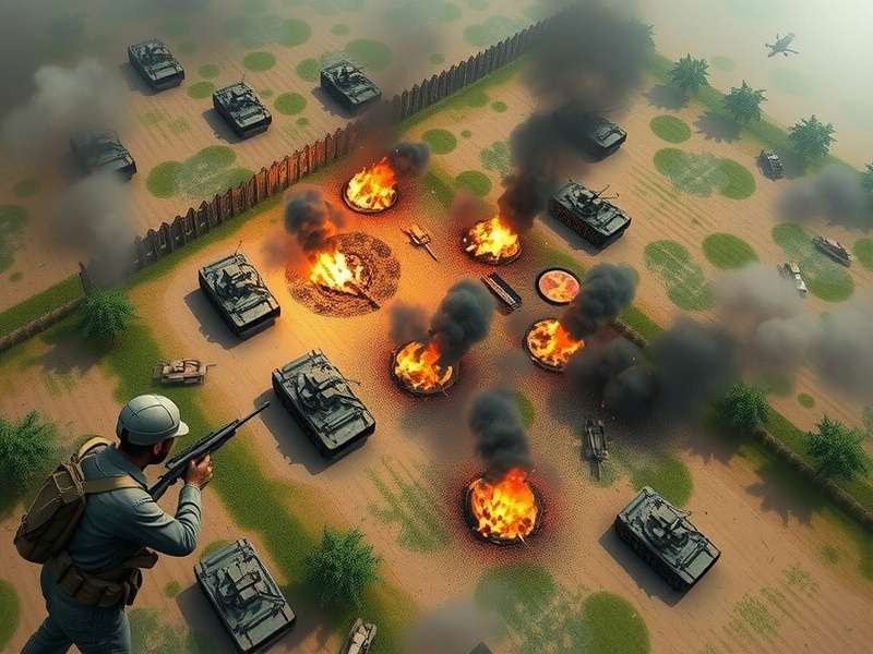 Indian gamers playing Tactical Command Modern War